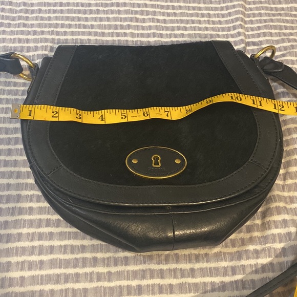 EUC Black Fossil Crossbody Bag - Picture 7 of 8